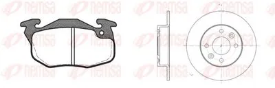 Комплект тормозов, дисковый тормозной механизм Twin Kit REMSA купить