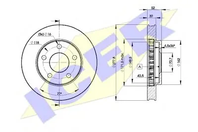 Тормозной диск ICER купить