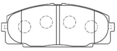 Комплект тормозных колодок, дисковый тормоз Premium Advics AISIN купить