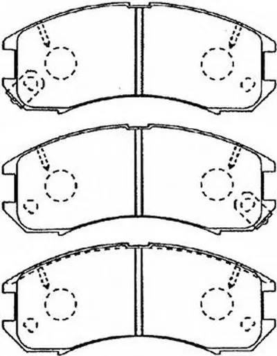 Комплект тормозных колодок, дисковый тормоз Premium Advics AISIN купить