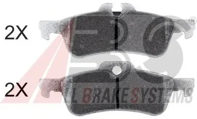 Комплект тормозных колодок, дисковый тормоз SPORTLINE A.B.S. купить