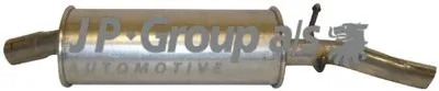 Глушитель выхлопных газов конечный JP Group JP GROUP купить