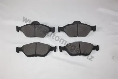 Комплект тормозных колодок, дисковый тормоз AutoMega Premium AUTOMEGA купить