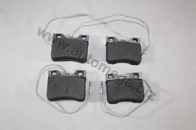 Комплект тормозных колодок, дисковый тормоз AutoMega Premium AUTOMEGA купить