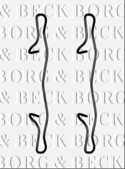 Комплектующие, колодки дискового тормоза BORG & BECK купить