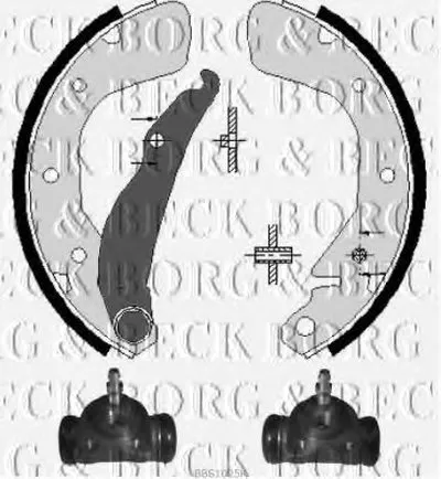 Комплект тормозных колодок BORG & BECK купить