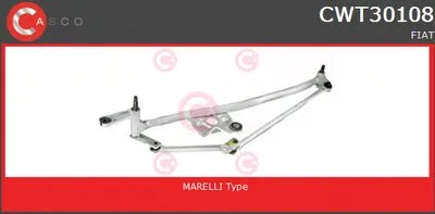 Система тяг и рычагов привода стеклоочистителя GENUINE SERIES CASCO купить