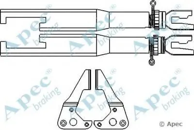 Система тяг и рычагов, тормозная система APEC braking купить