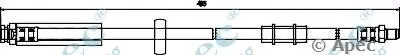 Тормозной шланг APEC braking купить