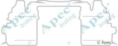 Комплектующие, тормозные колодки APEC braking купить