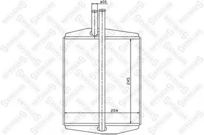 Теплообменник, отопление салона STELLOX купить