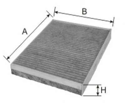 Фильтр, воздух во внутренном пространстве Cabin filter (Charcoal) for PEUGEOT/CITROEN GOODWILL купить