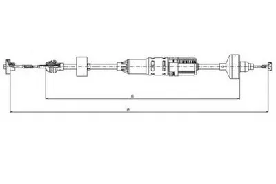Тросик сцепления TEXTAR купить