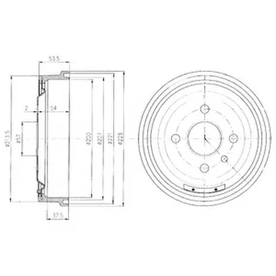 Тормозной барабан DELPHI купить