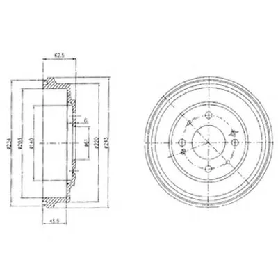 Тормозной барабан DELPHI купить