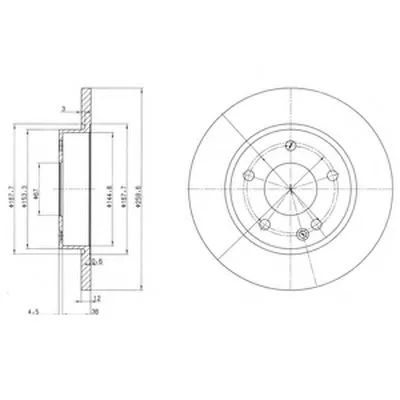 Тормозной диск DELPHI купить
