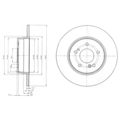 Тормозной диск DELPHI купить