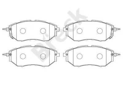 Комплект тормозных колодок, дисковый тормоз BRECK купить