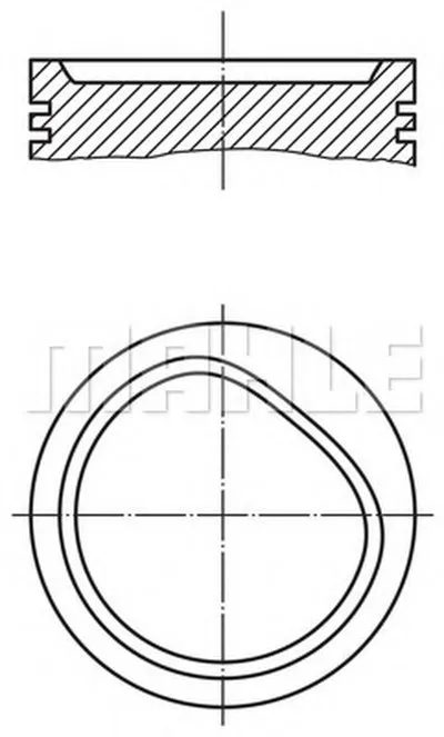 Поршень MAHLE ORIGINAL купить
