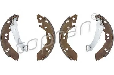 Комплект тормозных колодок TOPRAN купить