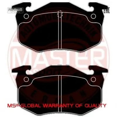 Комплект тормозных колодок, дисковый тормоз Anti-Noise MASTER-SPORT купить