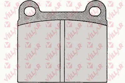 Комплект тормозных колодок, дисковый тормоз VILLAR купить