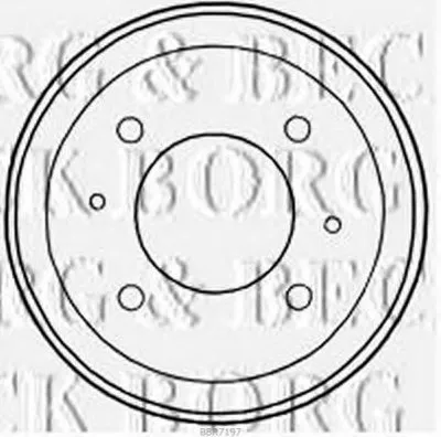 Тормозной барабан BORG & BECK купить