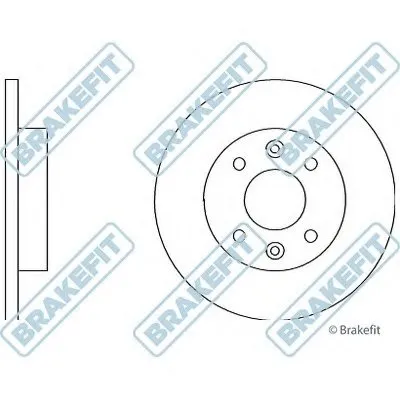 Тормозной диск Brake Fit APEC braking купить