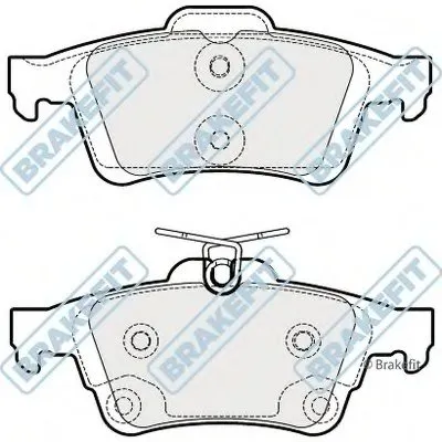 Комплект тормозных колодок, дисковый тормоз Brake Fit APEC braking купить