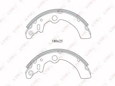 Комплект тормозных колодок LYNXauto купить