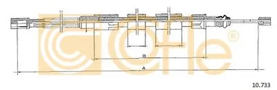 Трос, стояночная тормозная система COFLE купить
