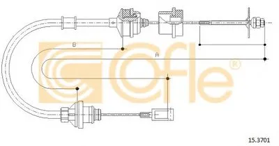 Тросик сцепления COFLE купить