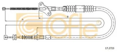 Трос, стояночная тормозная система COFLE купить