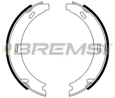 Комплект тормозных колодок, стояночная тормозная система BREMSI купить