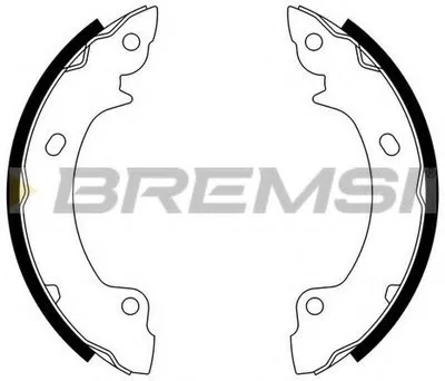 Комплект тормозных колодок BREMSI купить