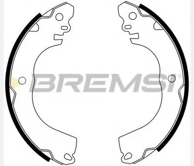 Комплект тормозных колодок BREMSI купить