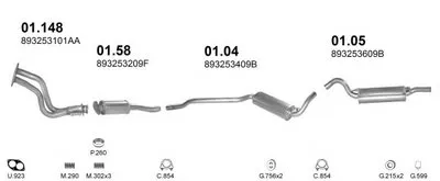 Система выпуска ОГ POLMO купить