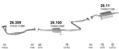Система выпуска ОГ POLMO купить