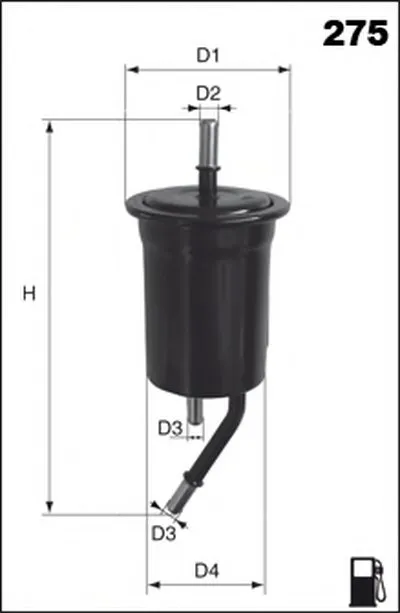 Топливный фильтр LUCAS FILTERS купить