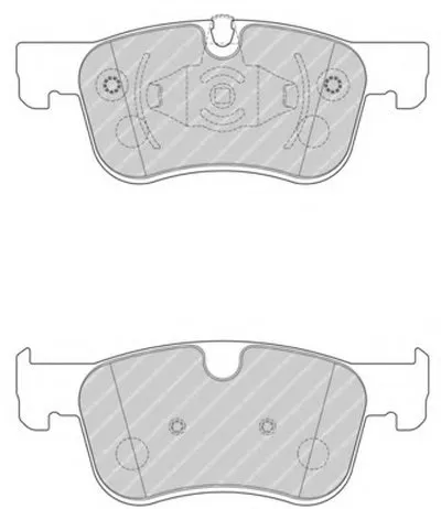 Комплект тормозных колодок, дисковый тормоз PREMIER FERODO купить