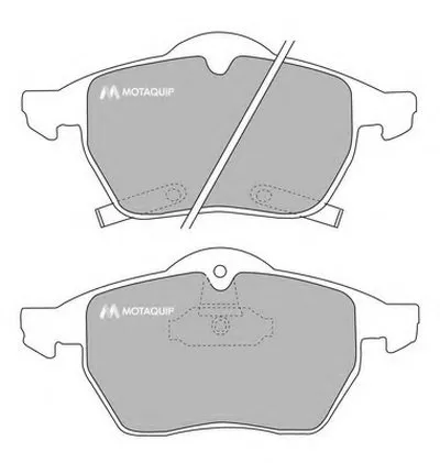 Комплект тормозных колодок, дисковый тормоз MOTAQUIP купить