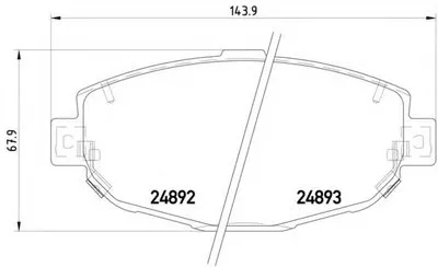 Комплект тормозных колодок, дисковый тормоз HELLA купить