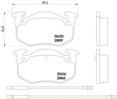 Комплект тормозных колодок, дисковый тормоз HELLA купить