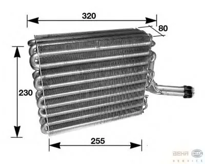 Испаритель, кондиционер BEHR HELLA SERVICE HELLA купить