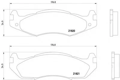 Комплект тормозных колодок, дисковый тормоз HELLA PAGID купить