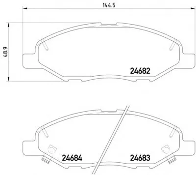 Комплект тормозных колодок, дисковый тормоз HELLA PAGID купить