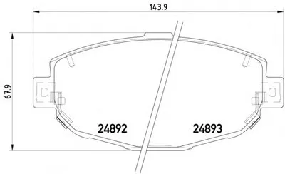 Комплект тормозных колодок, дисковый тормоз HELLA PAGID купить