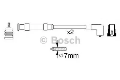 Комплект проводов зажигания BOSCH купить