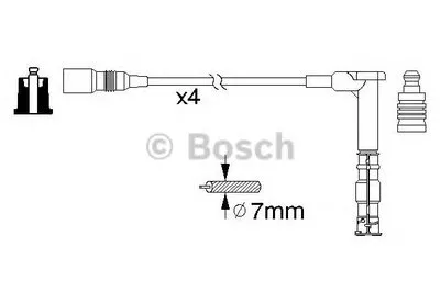 Комплект проводов зажигания BOSCH купить