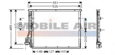 Конденсатор, кондиционер VAN WEZEL купить